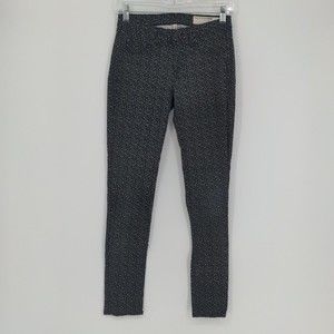 Rag & Bone Women's Legging Size 25 Beachwood Black Speckled Skinny Jean‎